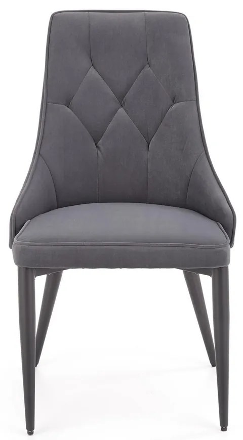 Scaun de bucaterie Marien, gri/negru