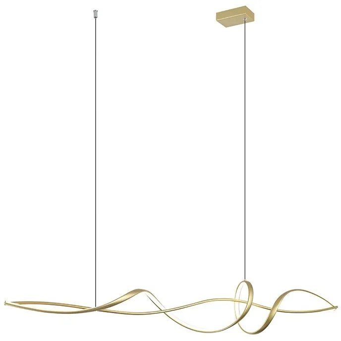 Lustra LED suspendata design modern decorativ Minimal aurie