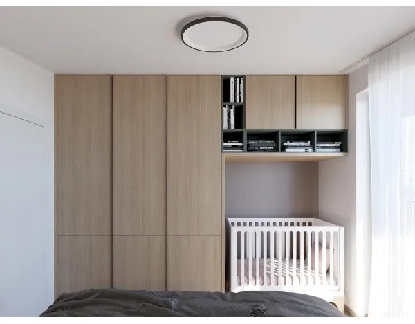 Plafonieră LED BELLA LED/48W/230V 3000K/4000K negru LED2