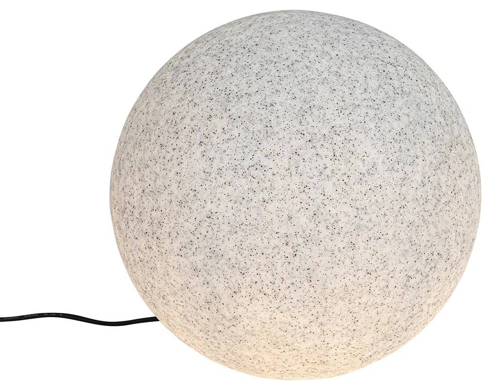 Lampă de exterior inteligentă gri 45 cm IP65 cu LED inclus - Nura