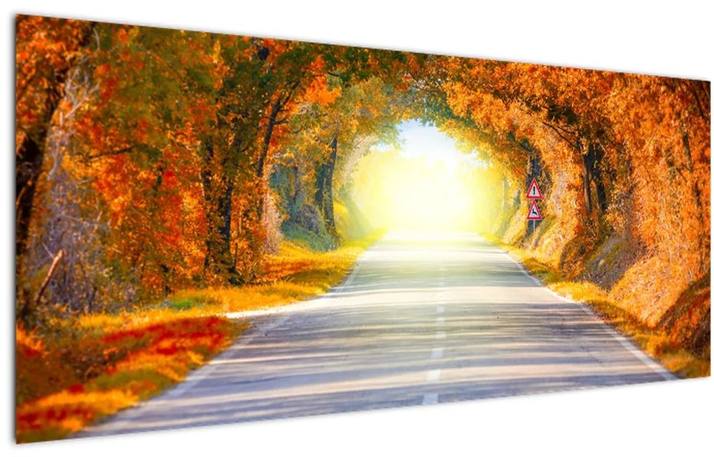 Tablou - Poarta din copaci (120x50 cm)