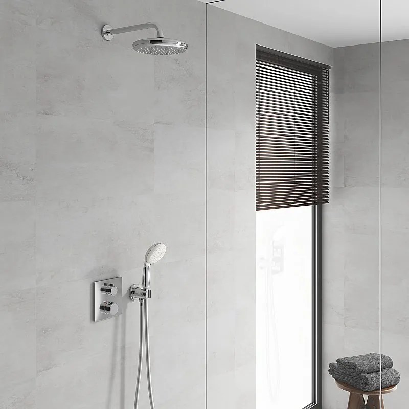 Sistem dus, termostatat, montaj incastrat Grohe Cosmo Grohtherm Perfect Shower-34729000