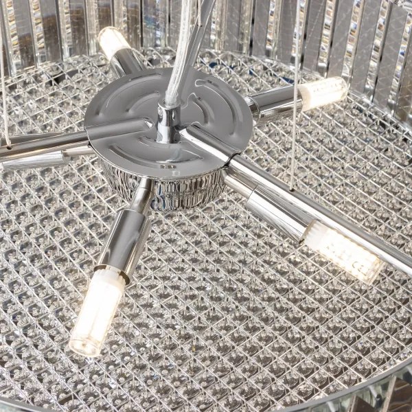 Lustră de cristal pe lanț Brilagi GLAMOUR 5xG9/42W/230V