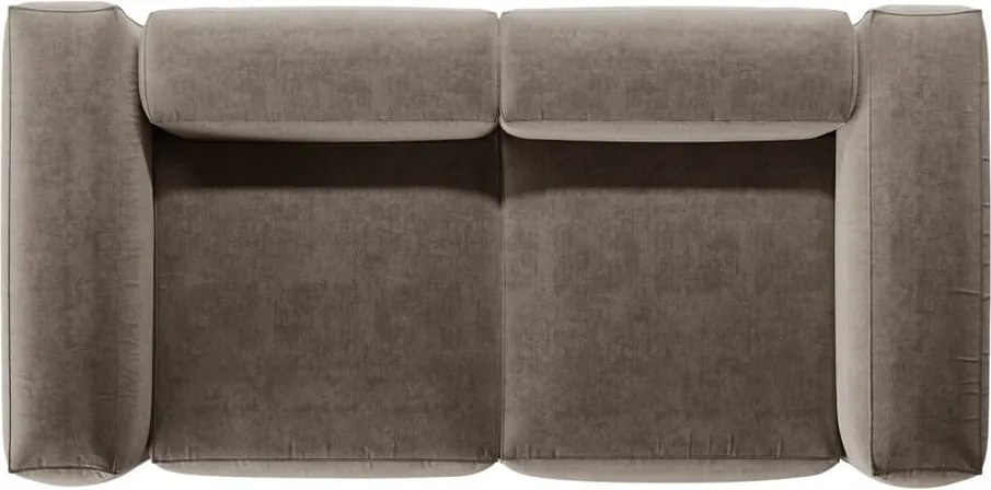 Canapea maro 224 cm Bergamo – Cosmopolitan Design