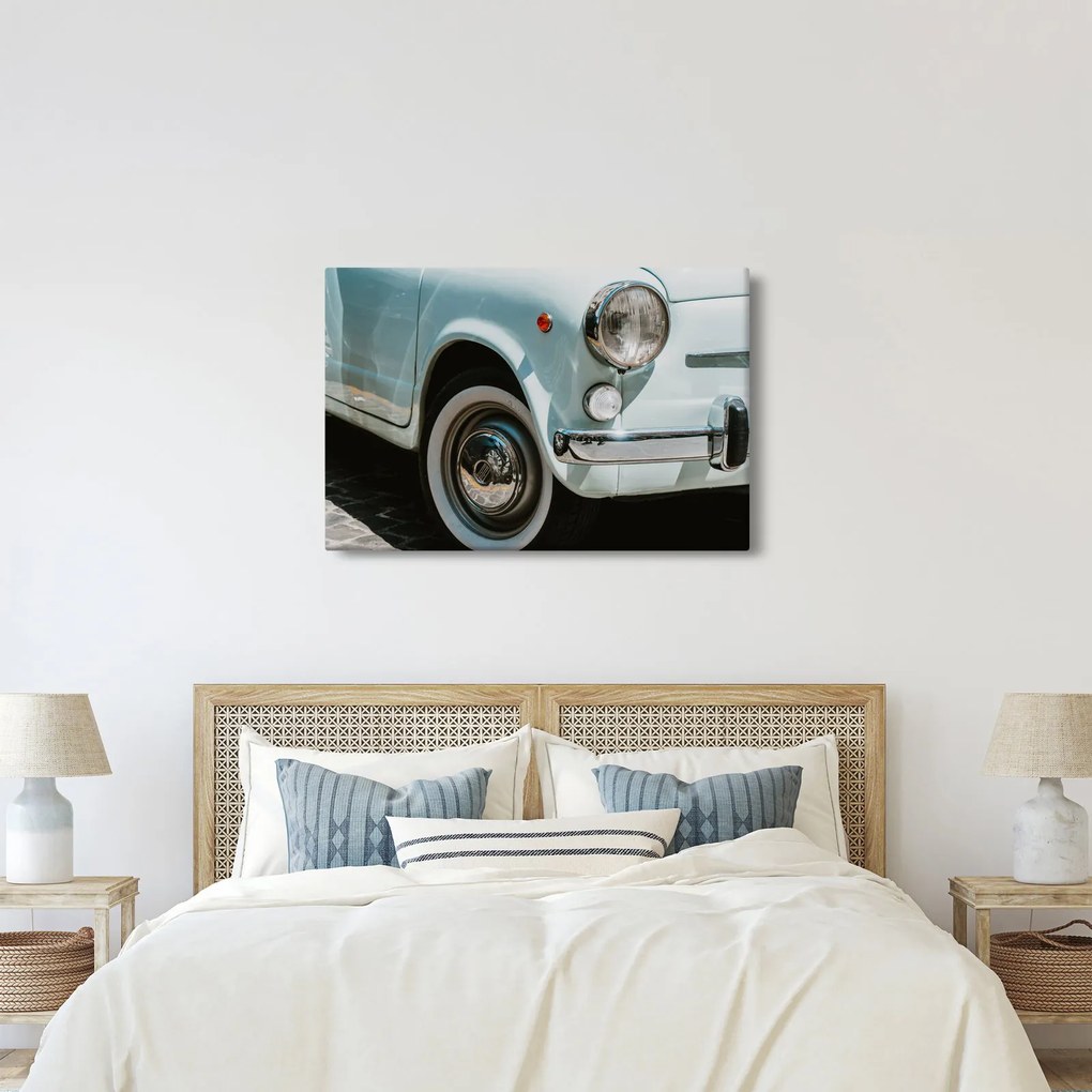 Tablou - mașina retro Fiat (90x60 cm)