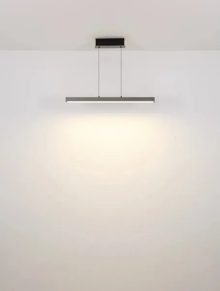 Globo 17016 - Lustra LED dimabilă pe cablu ETHAN LED/39W/230V 2700/4000/6000K gri