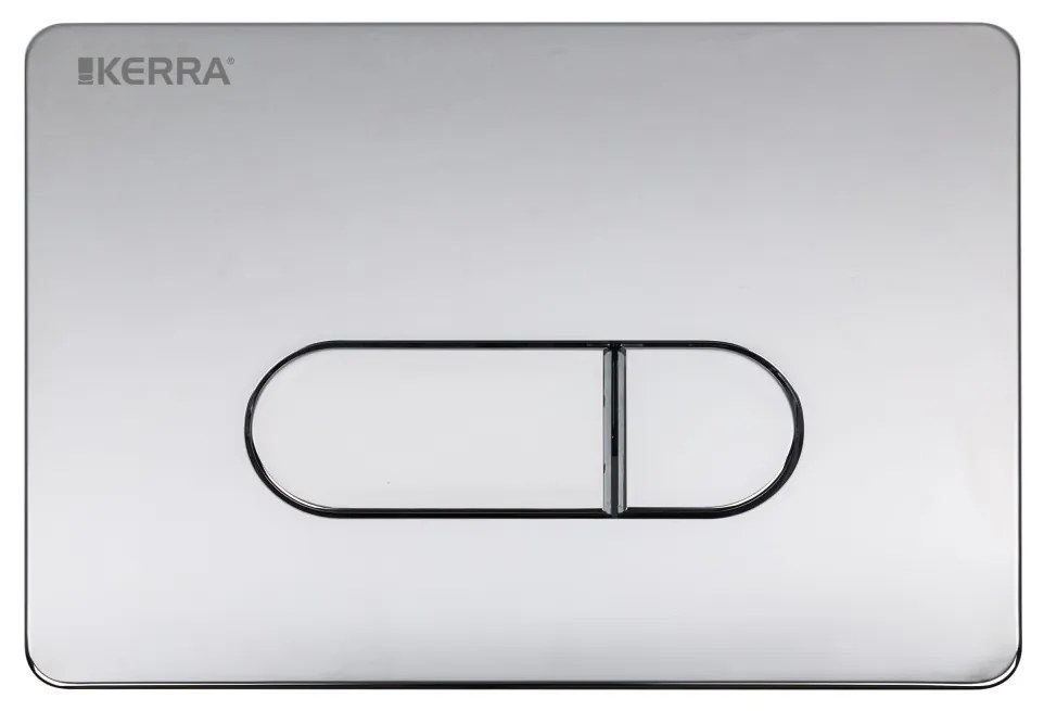 Set rezervor WC montat pe perete Kasos Pacific Chrome