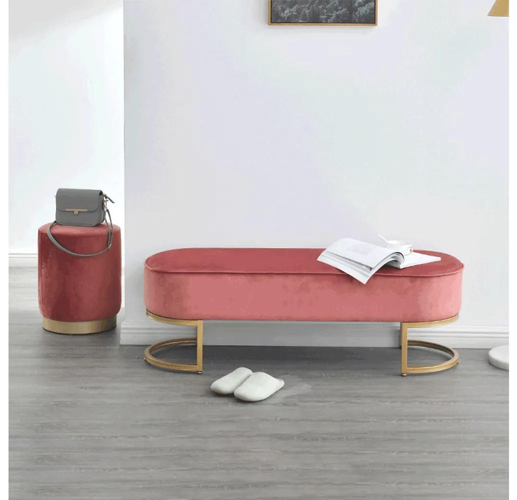 Bancă de design Morila (roz). 1064039