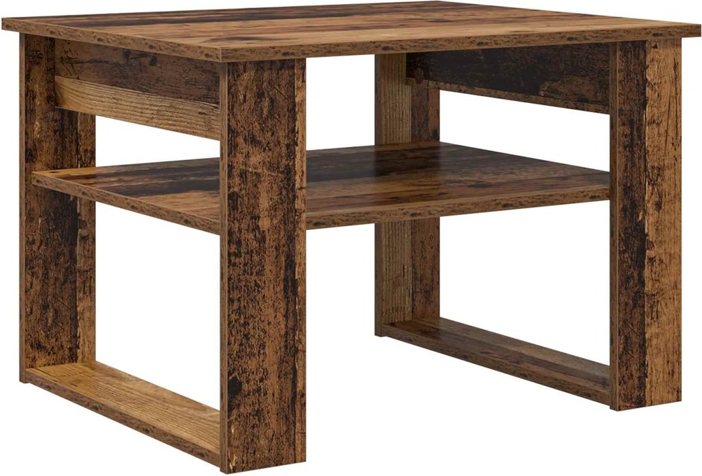 vidaXL Masă de cafea Lemn vechi 64 x 54 x 44 cm Lemn compozit