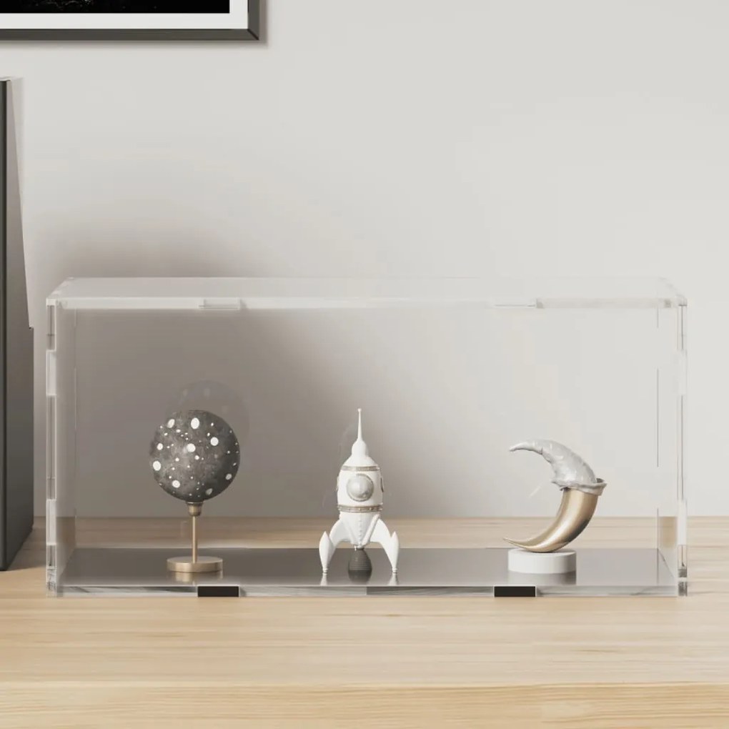 vidaXL Cutie de prezentare transparentă 30x15x14 cm, acrilică