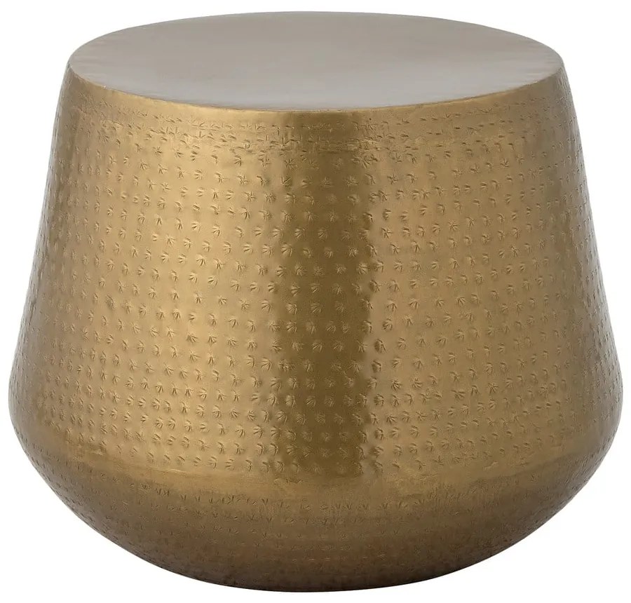 Măsuță de cafea aurie rotundă din metal ø 50 cm Avola – Bloomingville