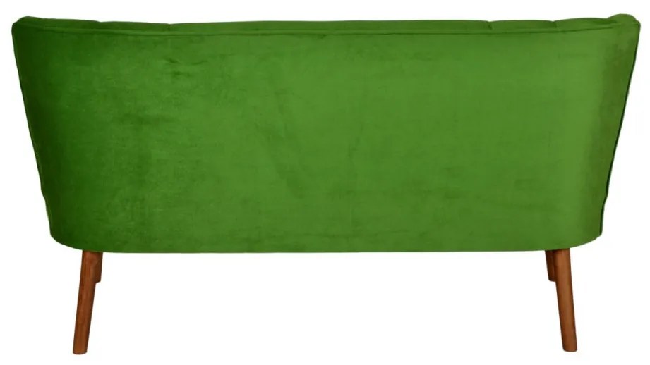 Canapea 2 Locuri, Lemn Solid, Moon River, Verde