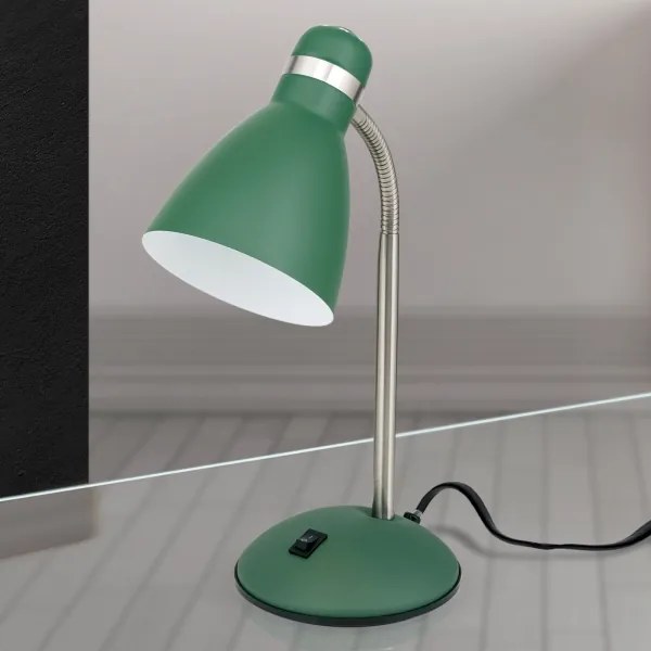 Orion - Lampă de masă SCHOOL 1xE27/40W/230V verde/crom mat