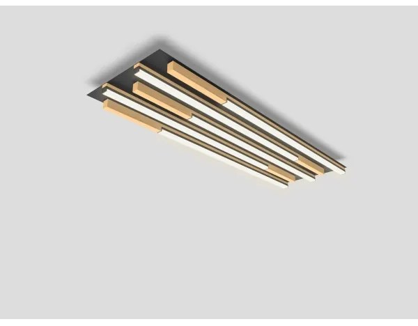 Wofi 9031-506L - Lampă LED plafon PALERMO dimabilă LED/57W/230V lemn