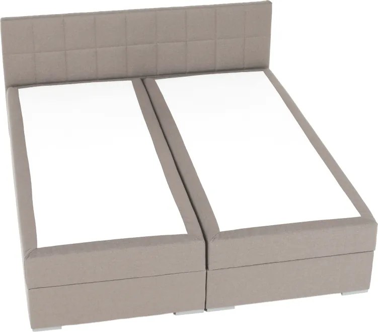 Pat tip BOXSPRING 180x200, taupe gri-maro, FERATA TV KOMFORT
