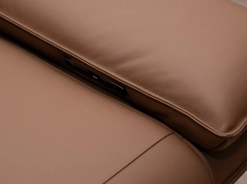 Coltar LUX design italian modular cu functia relax Cowhide Maro