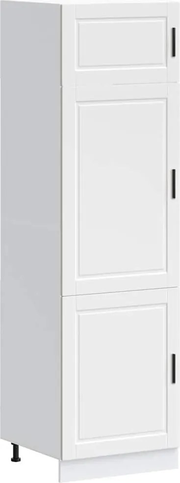 vidaXL Dulap de bucătărie „Porto” din lemn prelucrat alb