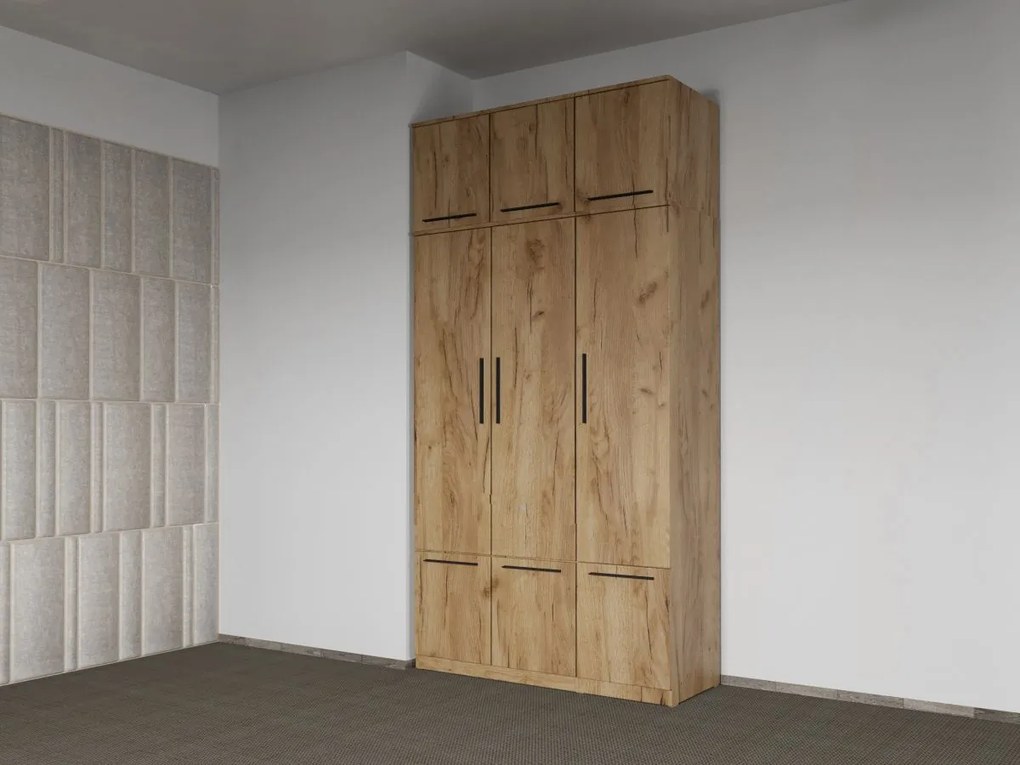 Set mobila dormitor 4 piese Stejar Levi C18