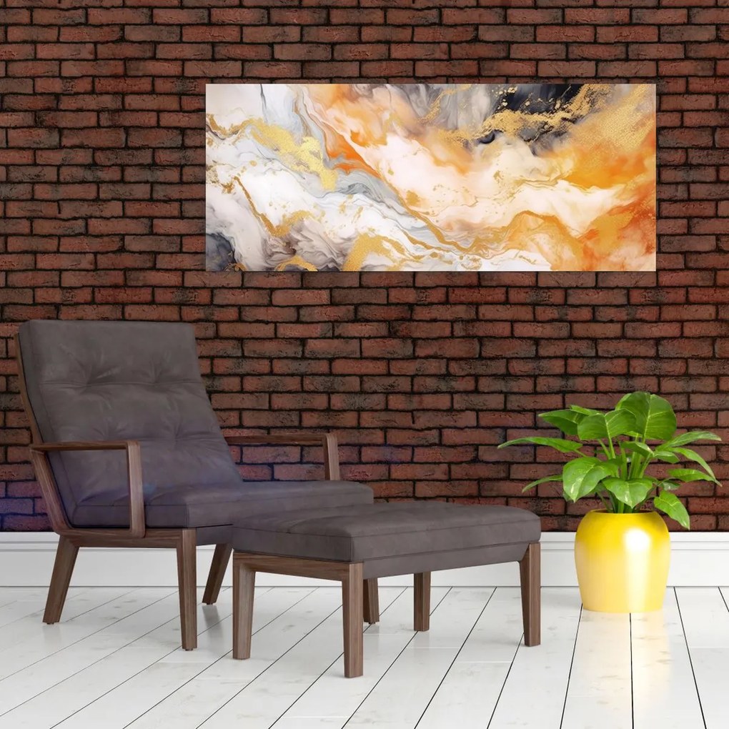 Tablou - Fond marmorat (120x50 cm)