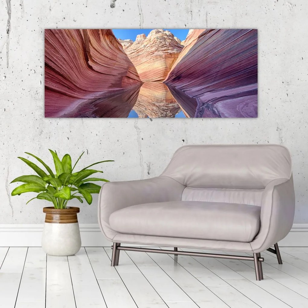 Tablou - valurile de Arizona (120x50 cm)