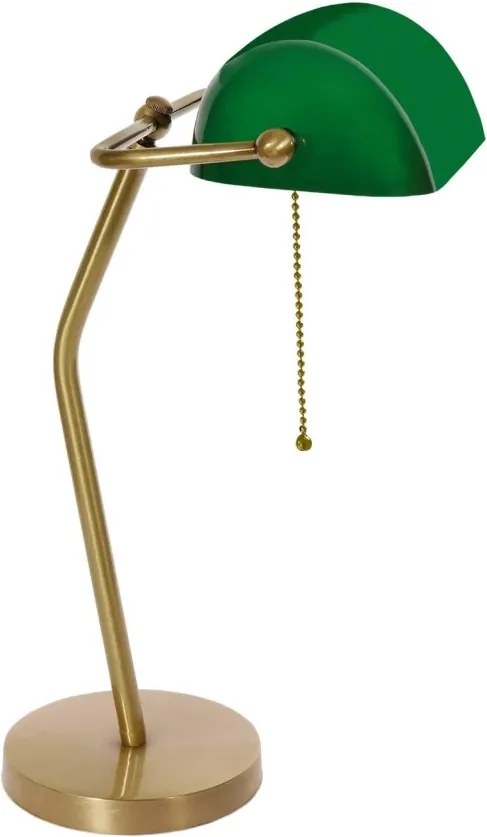 Lampa de birou din alama design clasic Banker