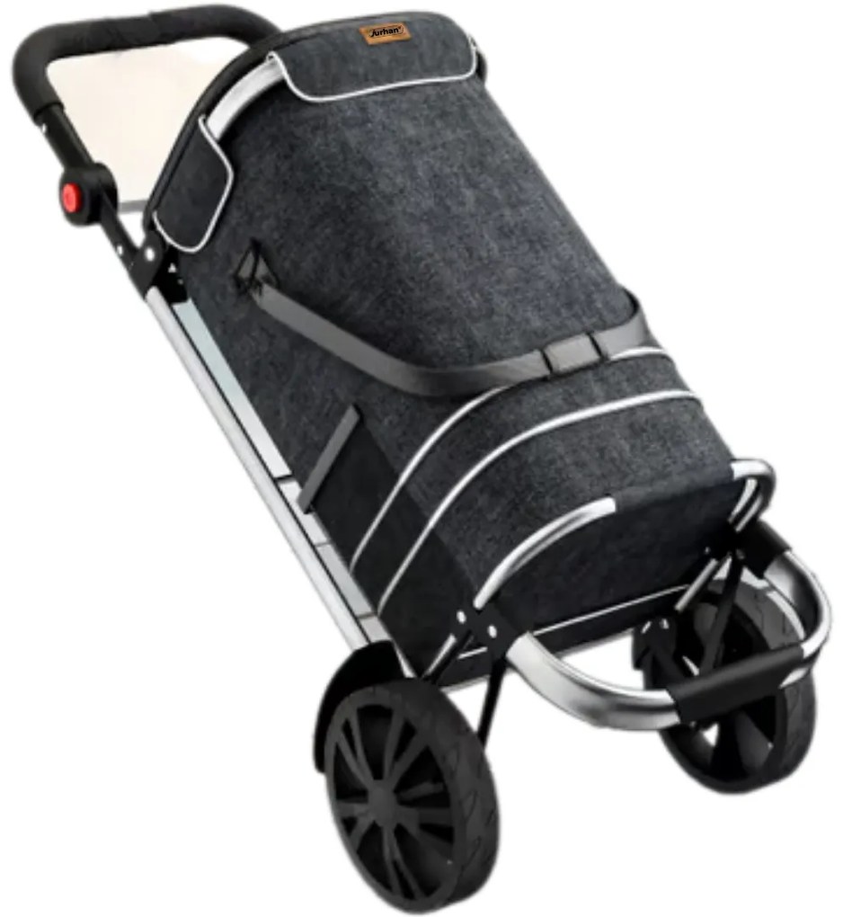 Geantă de cumpărături pe roți EASY, 50L, negru Jurhan