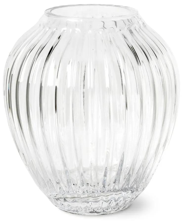 Vază din sticlă suflată Kähler Design, înălțime 15 cm