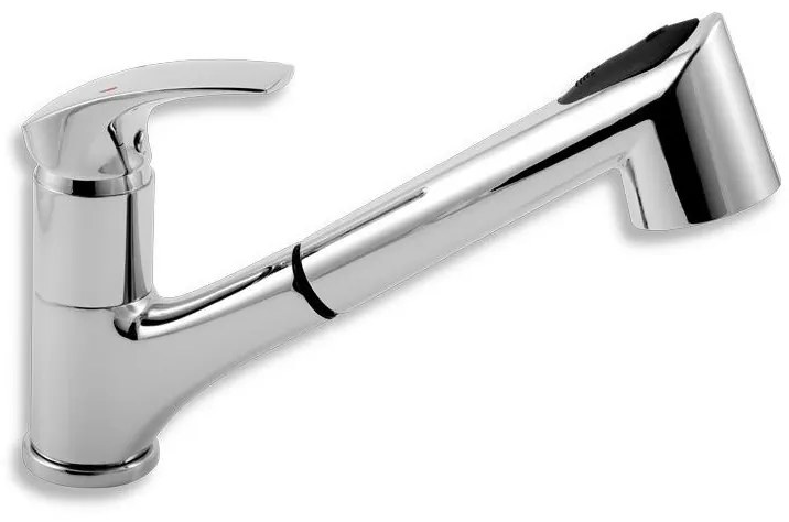 Novaservis - Baterie pentru chiuvetă METALIA cu pulverizator extractabil, crom lucios