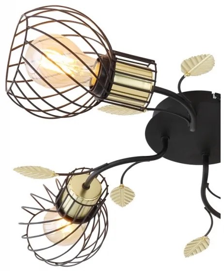 Lustră aplicată LALLY 4xE27/40W/230V Globo 54113-4D