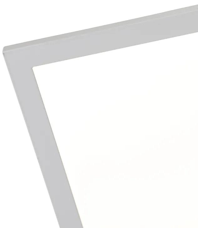 Plafoniera modernă albă cu LED cu telecomandă - Mila