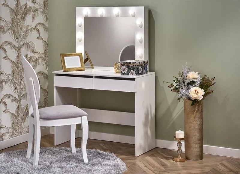 Masuta de toaleta Hollywood alb - H140 cm
