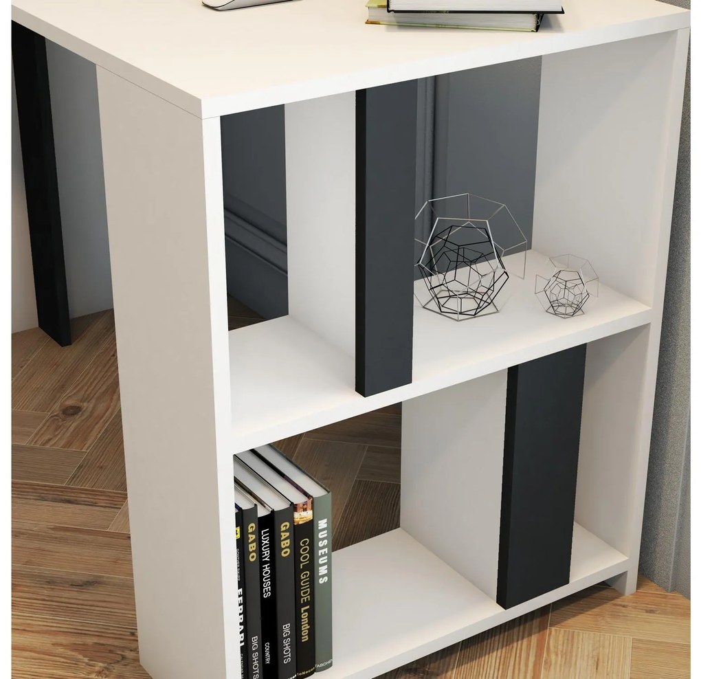 Masă PC Limba (Alb + antracit). 1088793