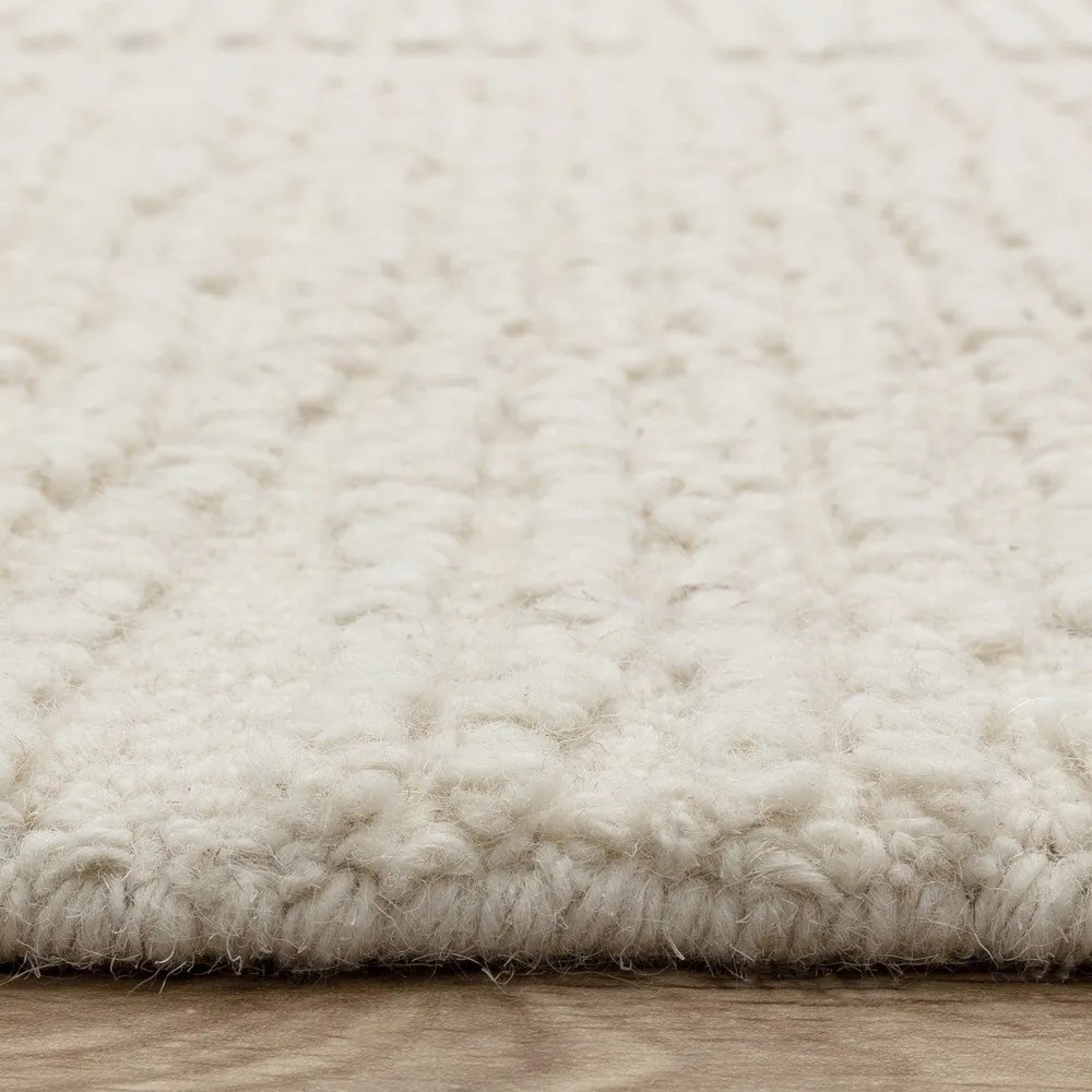 Covor fildeș țesut manual din lână 200x290 cm Zennith Column – Asiatic Carpets