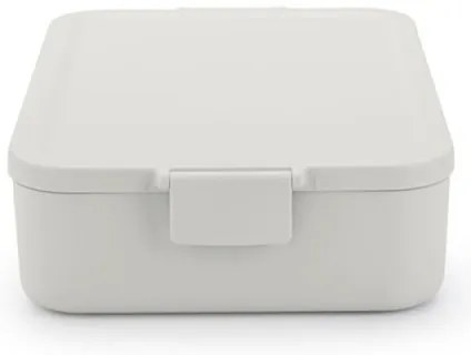 Cutie pentru alimente Brabantia Make&Take 1006292, 2 L, Cu separatoare, Inchidere etansa, Fara BPA, Gri deschis