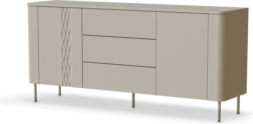 Comoda TIRANTE, casmir, PAL laminat, 160x40x75 cm