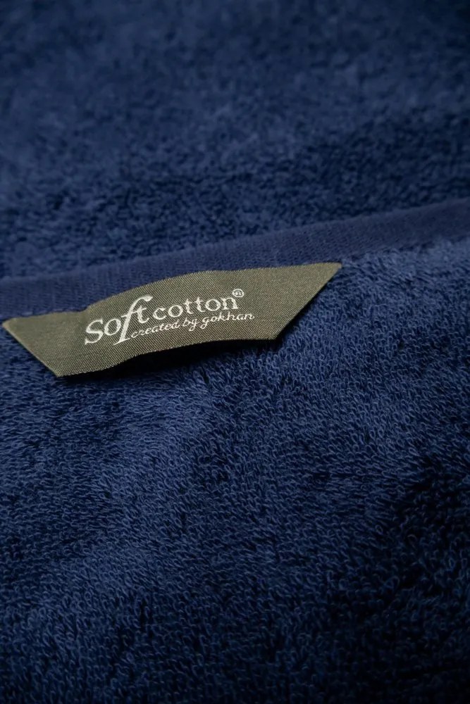 Halat pentru femei MARINE LADY + prosop + prosop de corp + cutie cadou XL Albastru închis / Navy