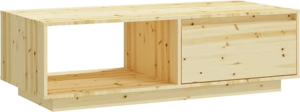 vidaXL Măsuță de cafea, 110x50x33,5 cm, lemn masiv de brad