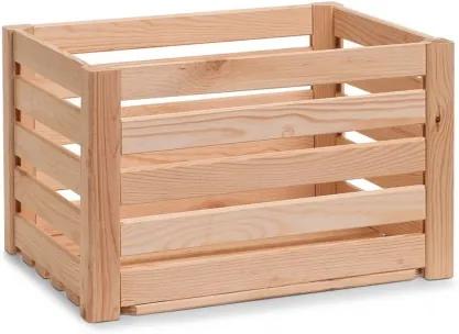 Cutie pentru depozitare din lemn, Pine Natural, L40xl30xH24 cm