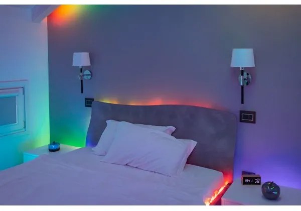 Bandă LED RGB de extensie LINE 100xLED 1,5m Wi-Fi Twinkly TWL100ADP-B