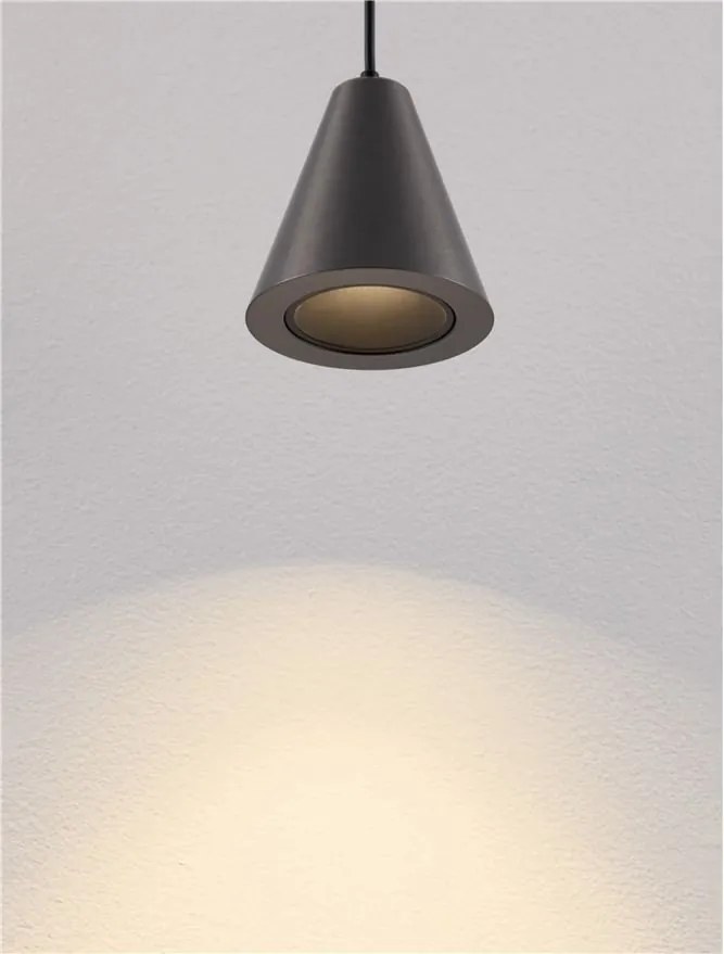 Pendul LED design minimalist IRMOS nickel negru
