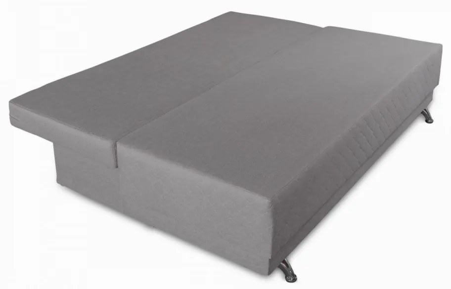 Canapea extensibila Napoli Grey, 205x90x86 cm, cu lada de depozitare