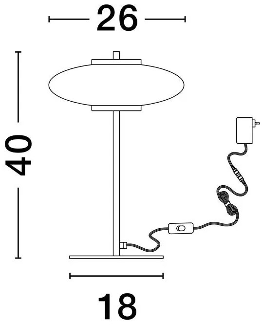Veioza LED/Lampa de masa design modern decorativ SKIA