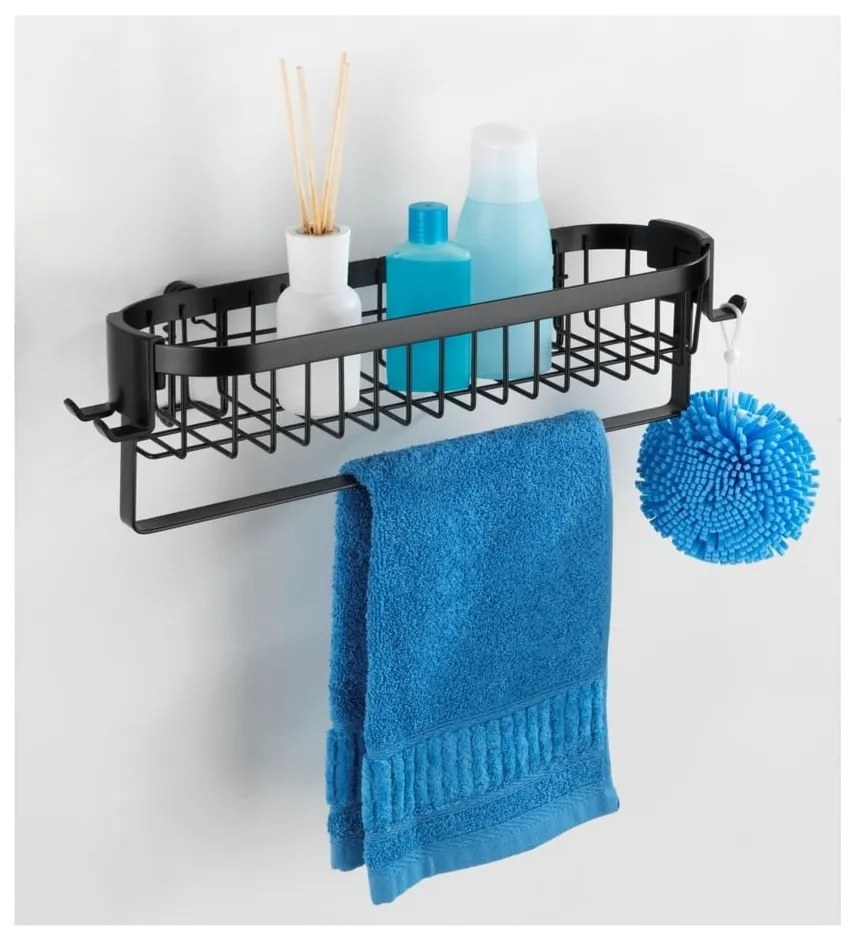 Raft de perete Wenko Classic Plus, negru