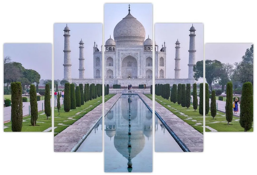 Tablou - Taj Mahal în răsăsrit de soare (150x105 cm)