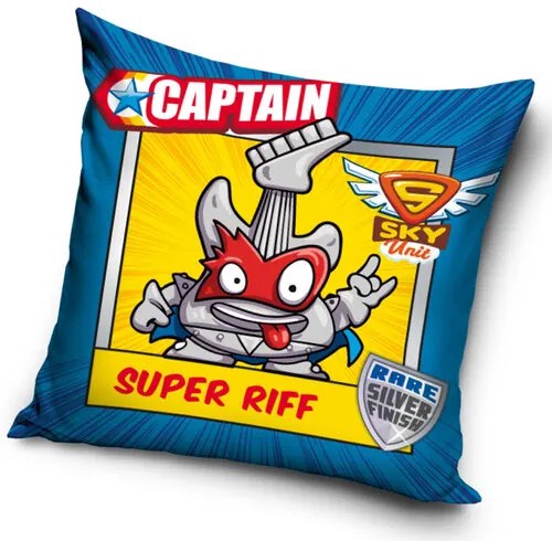 Față de pernă SuperZings Capitanul Super Riff, 40 x 40 cm