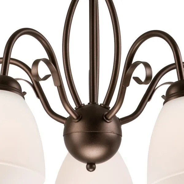 Lustră pe lanț ADELLE 5xE27/60W/230V