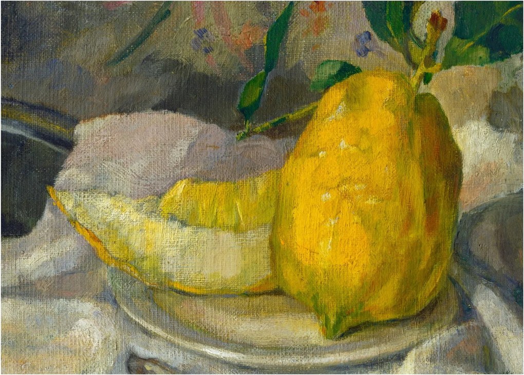 Tablou - French 19th Century, Melon and Lemon, reproducere (70x50 cm)