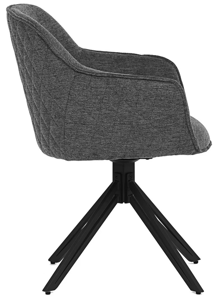 Set de scaune de sufragerie cu mecanism deîntoarcere HC-533 GREY2, 2 buc.