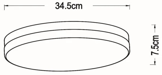 Plafonieră LED pentru baie Lucide 79111/36/30 BISKIT LED/24W/230V IP44 negru