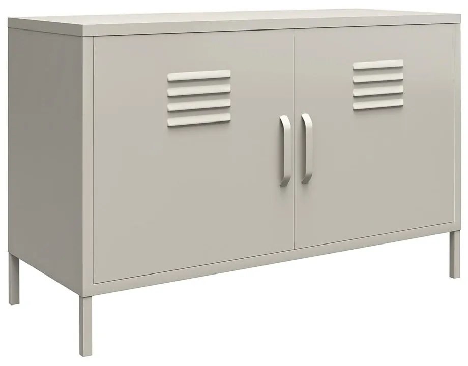 Dulap crem din metal 100x64 cm Bradford – Støraa